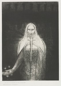 Aziz Yuhanna'nın Kıyameti: Ve Sağ Elinde Yedi Yıldız Vardı..., 1899. by Odilon Redon