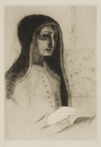 Kitap (Aziz Teresa) by Odilon Redon