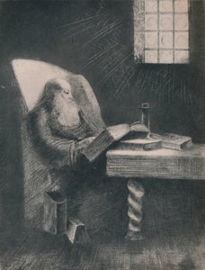 Okuyucu, c.1892, 1946 by Odilon Redon