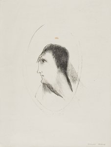 [The] Frontal [Kemiğin] Genişliği ve Düzlüğü, plaka 6 / 6 by Odilon Redon