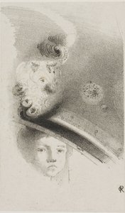 Adsız Deneme Litografisi by Odilon Redon