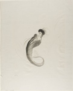Adsız Deneme Litografisi by Odilon Redon