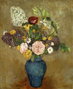 Çiçek vazosu; Çiçek vazosu, by Odilon Redon