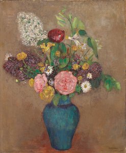 Çiçekli Vazo by Odilon Redon