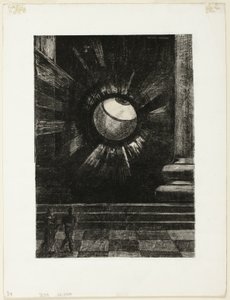 Vizyon, In Dreams'den sekizinci plaka by Odilon Redon