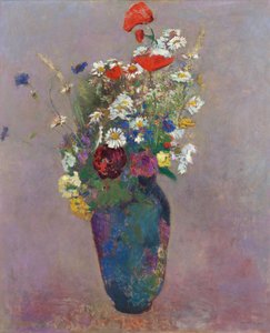 Vizyon: çiçek vazosu par Redon, Odilon (1840-1916) by Odilon Redon