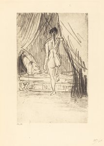 Volupte, Fantome Elastique! (Zevk, elastik hayalet!) by Odilon Redon