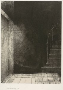 İkimiz de Büyük Bir Soluk Işık Gördük, plaka 2/6 by Odilon Redon