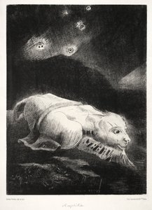 Karanlık Maddenin Derinliklerinde Hayat Uyandığında by Odilon Redon