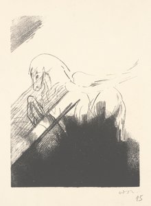 Kanatlı at by Odilon Redon