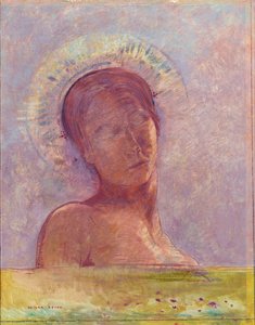 Kapalı Gözler - Tablo Odilon Redon tarafından by Odilon Redon