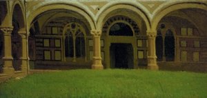 Antik Floransa manastırı, c.1864-65 (tuval üzerine yağlıboya)