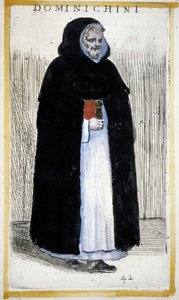 Dini düzen: Bir Dominik keşişi. O. Fialetti