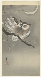 Kolondan sonra su l üyesi gümüş k by Ohara Koson