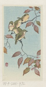 Daldaki Küçük Kuşlar by Ohara Koson