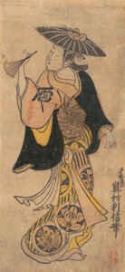 Bir Kadın Olarak Aktör Sanjo Kantaro 1697-1763, yaklaşık. 1730., yaklaşık 1730.