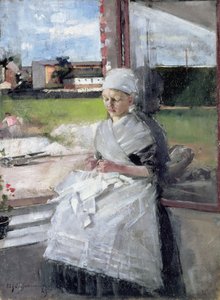Breton Kızı, 1889 tuval üzerine yağlı boya