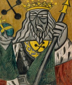 Kulüplerin kralı, 1915 by Olga Rozanova