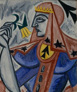 Maça Kızı, 1913-1914 by Olga Rozanova