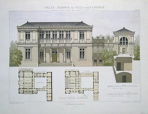 Walter tarafından kazınmış Villa Greco Romaine, 