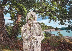 Ladymusk, 2024 (tuval üzerine karışık teknik) by Olivia Gozzano