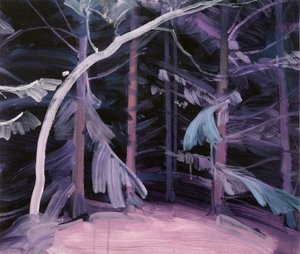 Forêt-noire 2 ,2017 (tuval üzerine akrilik)