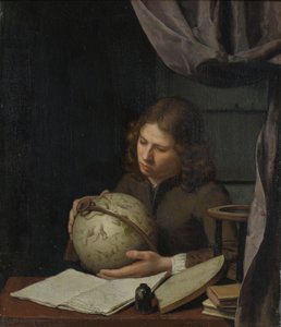 Genç Bir Gökbilimci, yaklaşık 1685 by Olivier van Deuren