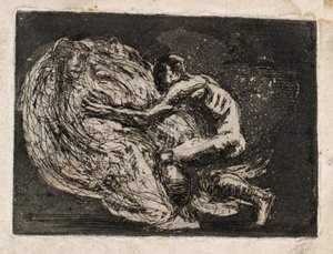 Bulutu kucaklayan Ixion by Oluf Hartmann