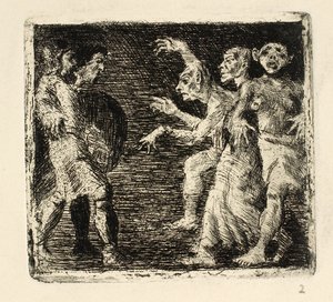 Macbeth ve Cadılar by Oluf Hartmann