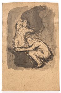 "Dædalus ve Ikaros" için çalışma by Oluf Hartmann