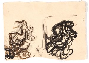 "İki kadın bir erkek için kavga ediyor" için iki araştırma by Oluf Hartmann