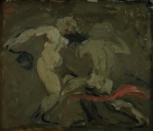 iki cadı dövüşüyor by Oluf Hartmann