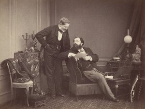 Louis Robert ve Olympe Aguado, yak. 1860