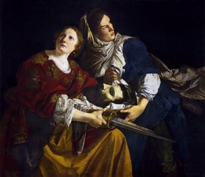 Judith ve Holofernes Başkanı ile Hizmetçisi, c. 1610.