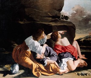 Lût ve kızları by Orazio Gentileschi