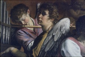 Sünnet Detay: Artemisia Gentileschi, Aziz Cecilia, c. 1620 by Orazio Gentileschi