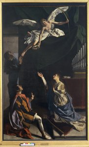 Şehitler Cecilia, Valerian ve Tiburtius by Orazio Gentileschi