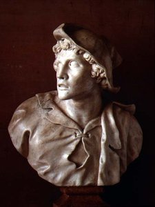 Bravo: Şapkalı Çocuk, c.1710 (mermer) by Orazio Marinali