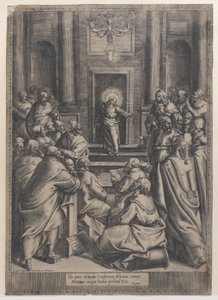 Tapınakta Mesih Tartışması, 1568-77., 1568-77. by Orazio de Sanctis