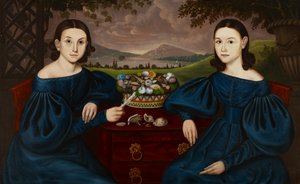 Ann ve Eliza Dusenberry, 1838 by Orlando I. Bears