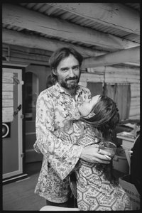 Dennis Hopper ve eşi Michelle Phillips New Mexico