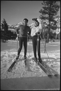 Janet Leigh ve Tony Curtis, Kış Olimpiyatları, Squaw Valley, California