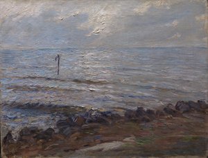 Deniz üzerinde güneş ışığı by Oscar Björck