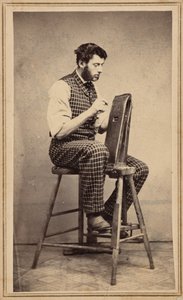 Bir Deri İşçisinin Portresi,c. 1864 (fotoğraf) by Oscar C. Barnes