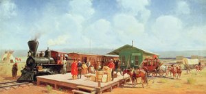 Batı Tren İstasyonu, Sınır Günleri, 1901 dolayları (tuval üzerine yağlı boya)