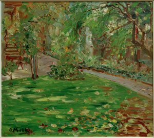Jardin du Lüksemburg I by Oskar Moll