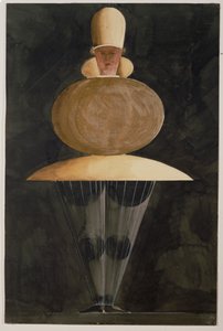 Üçlü Bale (skeç) by Oskar Schlemmer