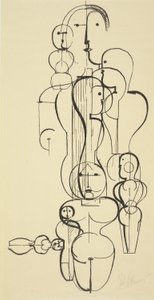 Figür Planı K 1 by Oskar Schlemmer