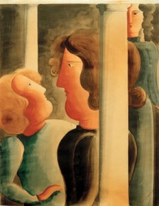 sütunlar arasında by Oskar Schlemmer