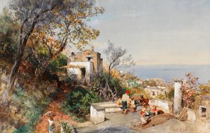 Napoli Körfezi manzarası